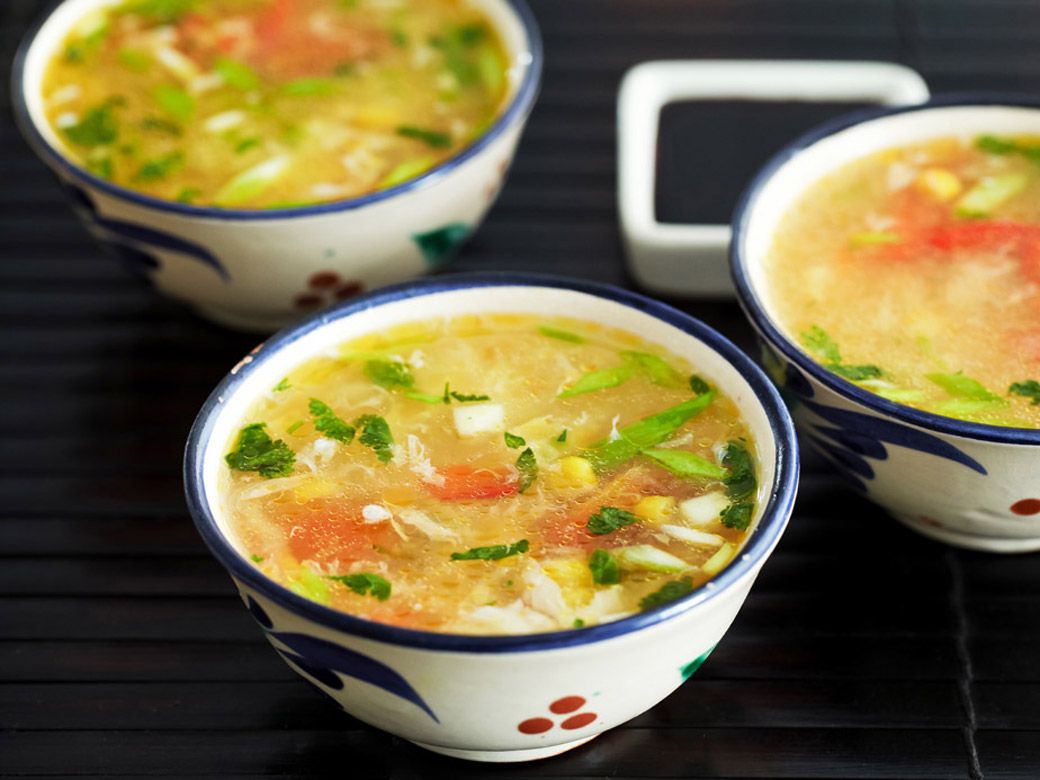 Китайский куриный суп с кукурузой в мультиварке