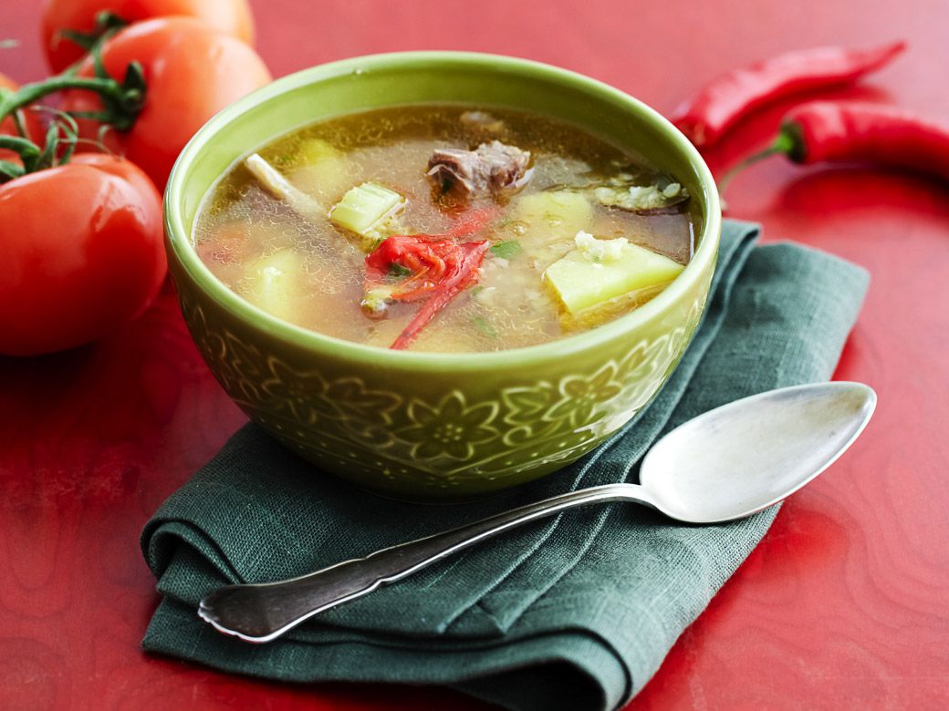 Суп из бараньих ребрышек с чечевицей в мультиварке - шаг 5