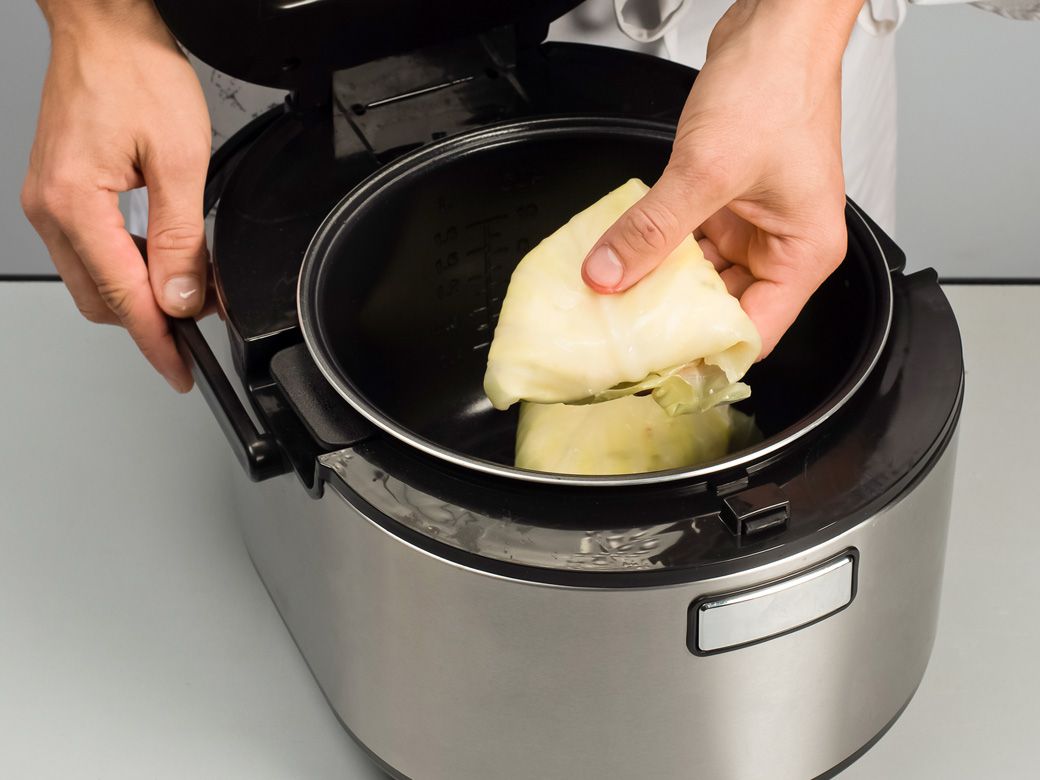 Голубцы с творогом в мультиварке - шаг 4