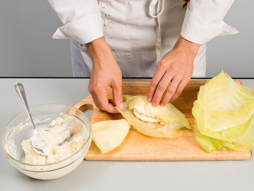 Голубцы с творогом в мультиварке - шаг 3