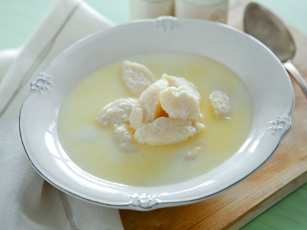 Молочный суп в мультиварке