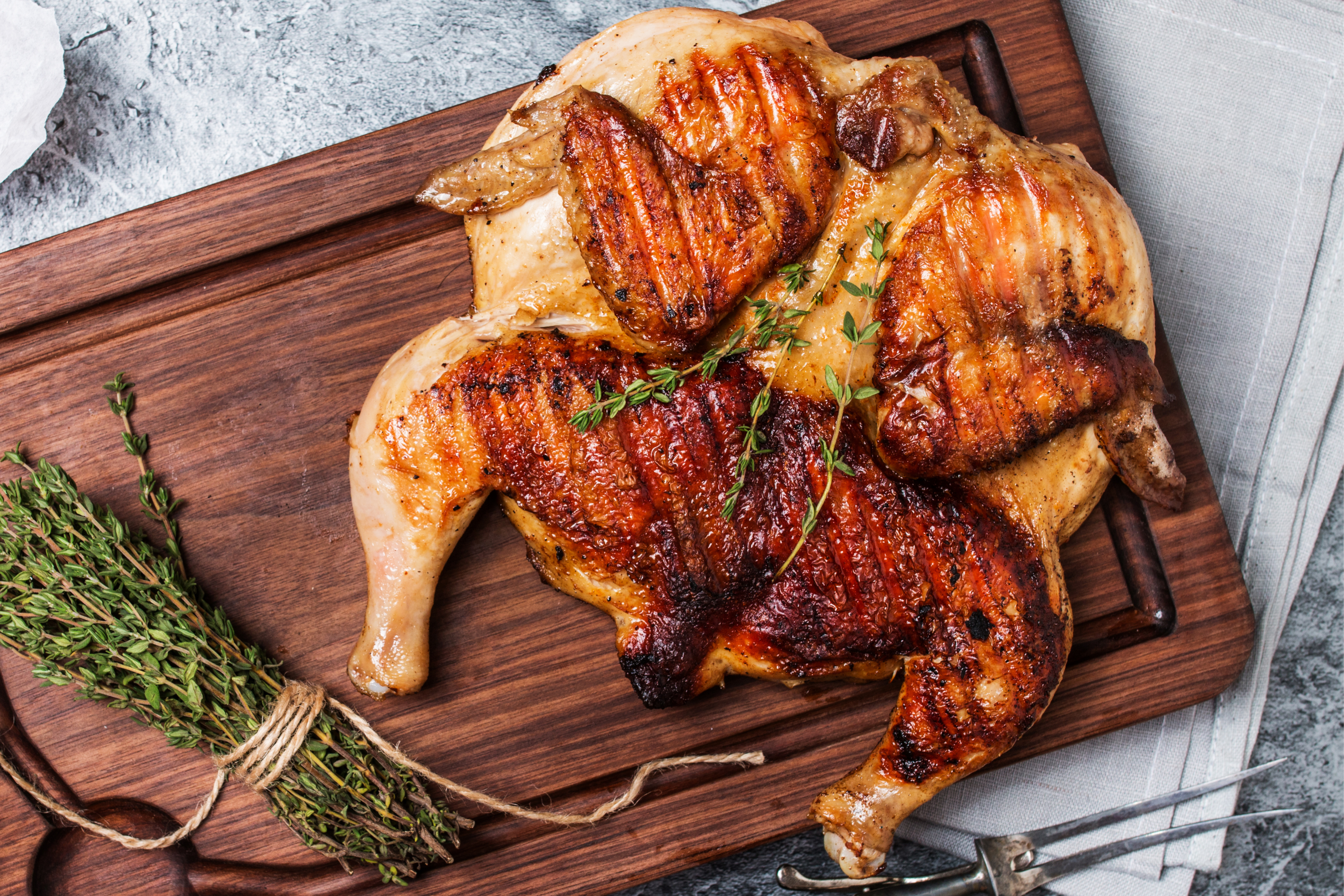 Курица гриль в духовке - пошаговый рецепт с фото, ингредиенты, как приготовить