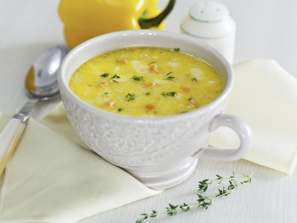 Рецепт: Сырный суп со сладким перцем в мультиварке - шаг 3