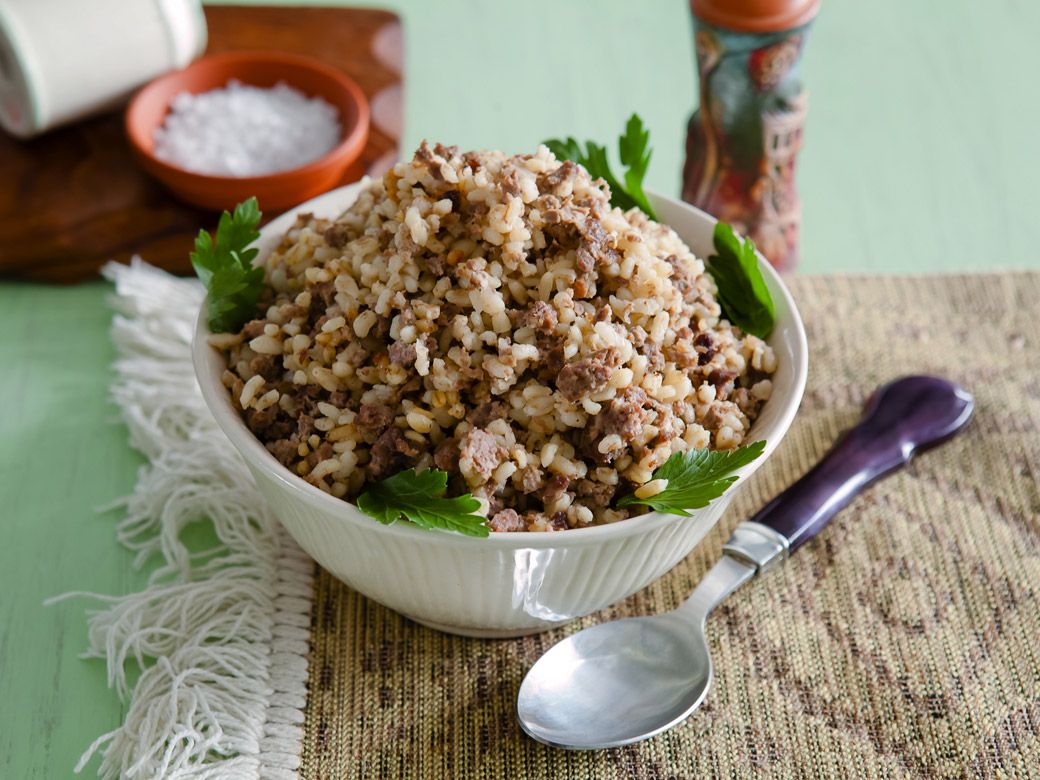 Булгур по-ливански в мультиварке