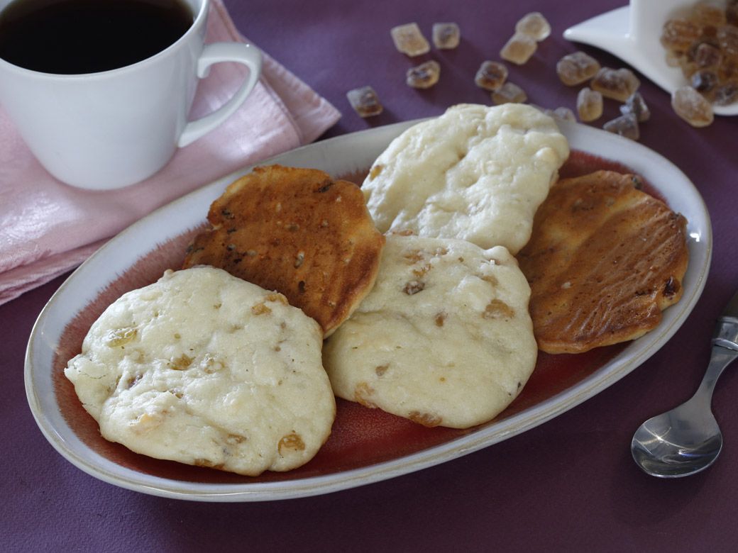 Печенье с изюмом в мультиварке