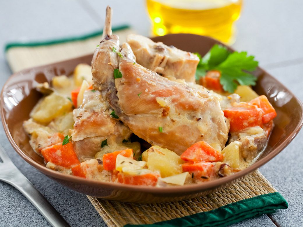 Кролик по-средиземноморски в мультиварке